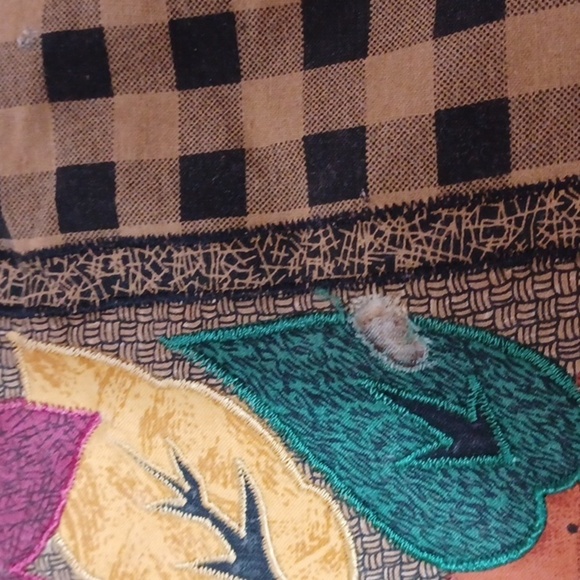 Fall‎ Leaves  Embroidery 3 Piece Table Covers - Picture 8 of 10